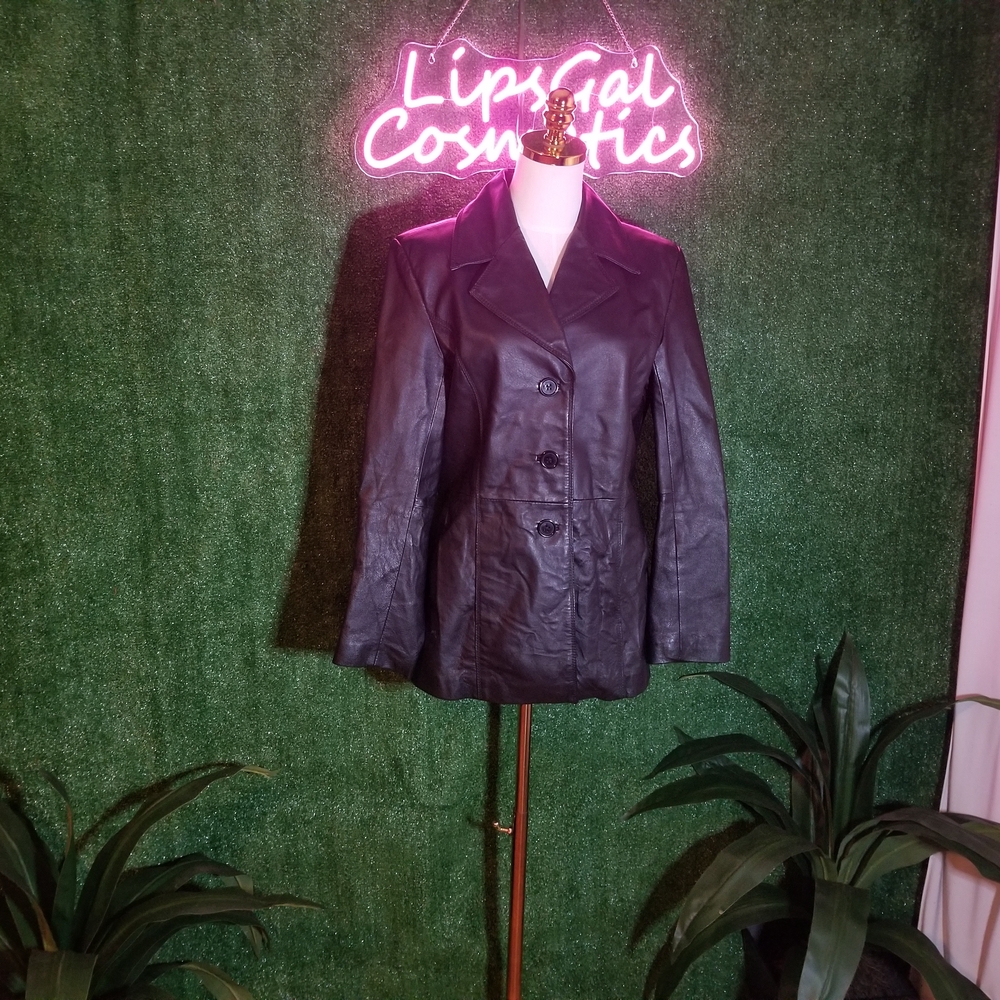 Worthington Women's Black Genuine Leather Jacket